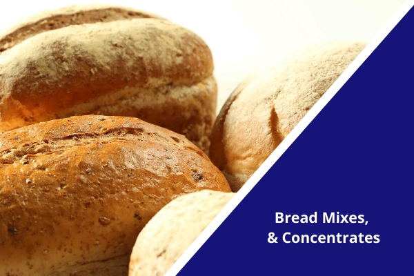 Bread mixes and concentrates